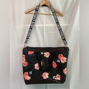 Victoria’s Secret Floral Weekender Pink Black